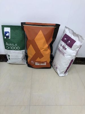 ফ্লেক্সো প্রিন্টিং পদ্ধতি 25 কেজি পিনচ বটম পেপার ব্যাগ কাস্টম ক্ষমতা গ্রহণ