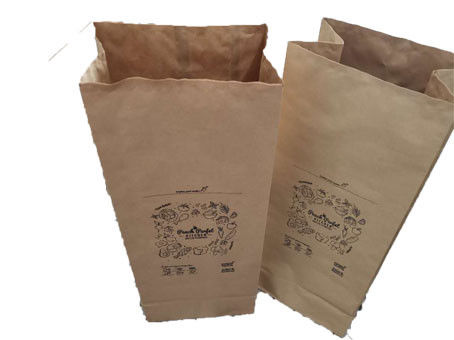 30 Gl 120gsm 10kg আটকানো ভালভ মাল্টিওয়াল লন পেপার ব্যাগ