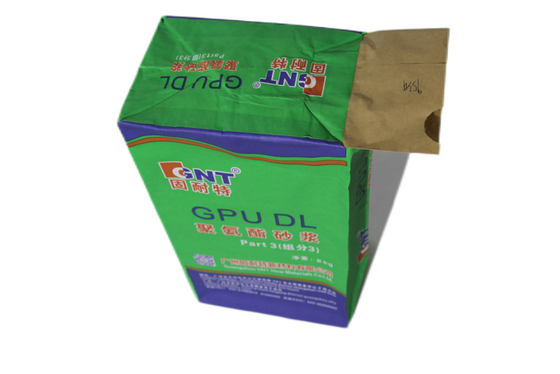 20 কেজি কাগজের ভালভ ব্যাগ কাস্টম বন্ধ টাইপ এবং মুদ্রণ রঙ গ্রহণ