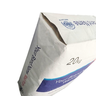 60gsm-10gsm পেপার ভালভের বস্তা 25 কেজি ক্রিমারের সহজ খোলা এবং ভর্তির জন্য