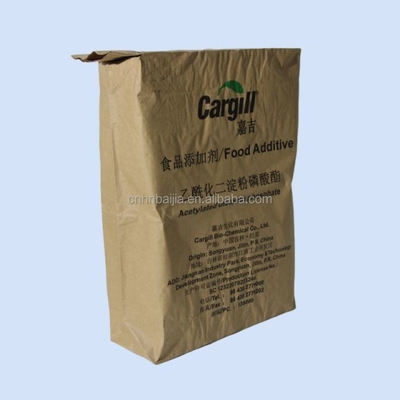 সিমেন্ট প্যাকিং জন্য OEM আর্দ্রতা প্রমাণ টেকসই শিল্প কাগজ ব্যাগ