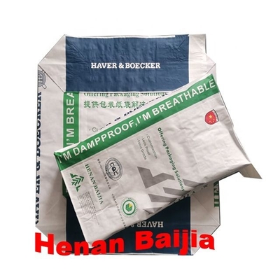 জিএমপি স্ট্যান্ডার্ড পেস্ট করা ভালভ মাল্টিওয়াল পেপার ব্যাগ পুনর্ব্যবহারযোগ্য মিল্ক পাউডার ব্যাগ