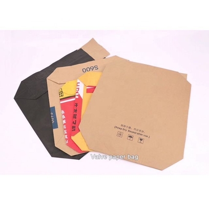 60gsm-10gsm পেপার ভালভের বস্তা 25 কেজি ক্রিমারের সহজ খোলা এবং ভর্তির জন্য