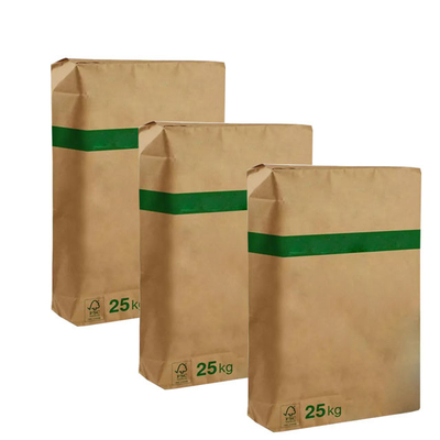 2Ply 3Ply পেস্ট করা ভালভ মাল্টিওয়াল পেপার ব্যাগ বায়োডিগ্রেডেবল গন্ধহীন ইকো ফ্রেন্ডলি