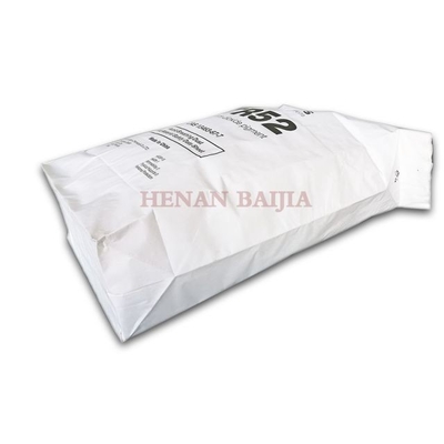 প্যাকেজিং জন্য কাস্টম মুদ্রিত কাগজ ভালভ ব্যাগ সাদা এবং বাদামী