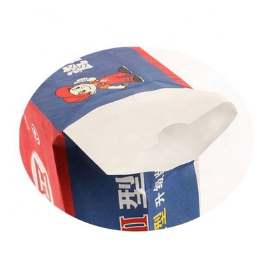 আর্দ্রতা প্রমাণ 10kg শিল্প কাগজ ব্যাগ কাস্টমাইজড নকশা