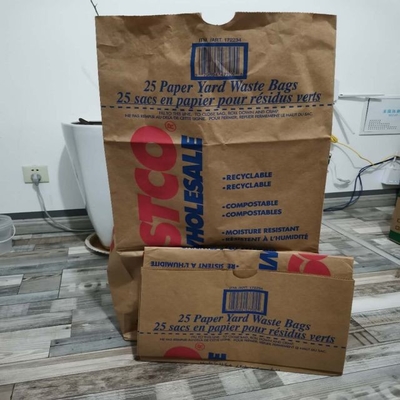 কাস্টম মুদ্রিত আস্তরণের কাগজ লন ব্যাগ ভারী শুল্ক প্রত্যাখ্যান