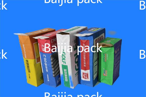 কাস্টমাইজড আটকানো ভালভ শিল্প মাল্টিওয়াল কাগজ ব্যাগ ভালভ এবং ল্যামিনেশন সঙ্গে