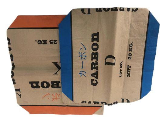 আর্দ্রতা প্রতিরোধী মাল্টিওয়াল কাগজ ব্যাগ খাদ্য গ্রেড জলরোধী প্যাকেজিং