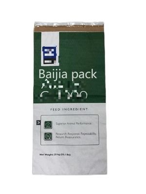 তাপীয় সিলিং মাল্টিওয়াল ক্রাফ্ট পেপার ব্যাগ কাস্টমাইজড বেধ এবং মুদ্রণ