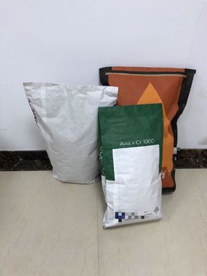 কাস্টমাইজড ডিজাইনের সাথে কাস্টমাইজড 25 কেজি পিনচ বটম পেপার ব্যাগ গ্রহণ করুন