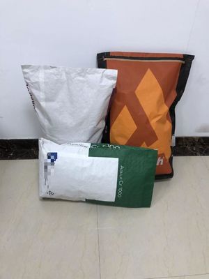 কাস্টমাইজড ডিজাইনের সাথে কাস্টমাইজড 25 কেজি পিনচ বটম পেপার ব্যাগ গ্রহণ করুন