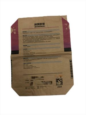 প্যাকেজিং মর্টার জন্য ভালভ Multiwall কাগজ ব্যাগ সুবিধাজনক এবং নির্ভরযোগ্য