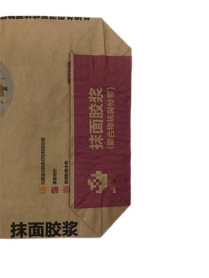 প্যাকেজিং মর্টার জন্য ভালভ Multiwall কাগজ ব্যাগ সুবিধাজনক এবং নির্ভরযোগ্য