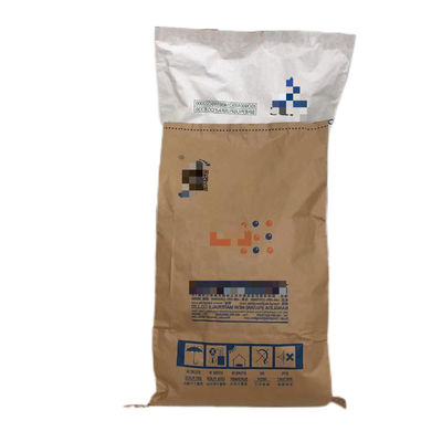 পরিবেশ বান্ধব তাপ সীল Kraft কাগজ ব্যাগ কাস্টম লোগো খাদ্য গ্রেড প্যাকেজিং খাদ্য জন্য কৃষি রসায়ন খাদ্য নির্মাণ