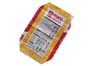 কাস্টম সিমেন্ট ভালভ বস্তা আটকানো ভালভ মাল্টিওয়াল পেপার ব্যাগ হেভি ডিউটি ​​40 কেজি