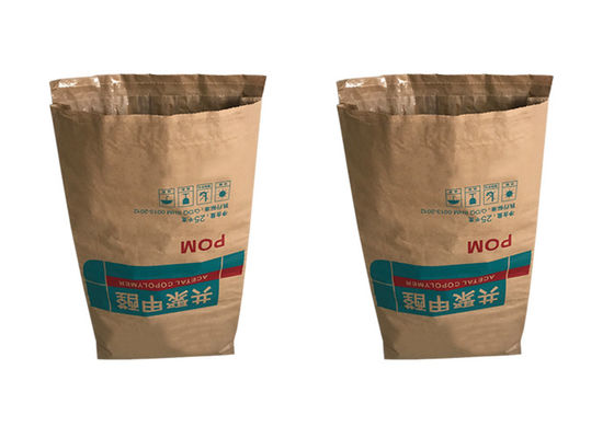 বিল্ডিং ম্যাটেরিয়াল 120gsm হিট সিলযুক্ত পেপার ব্যাগগুলি চিমটি নীচে দিয়ে