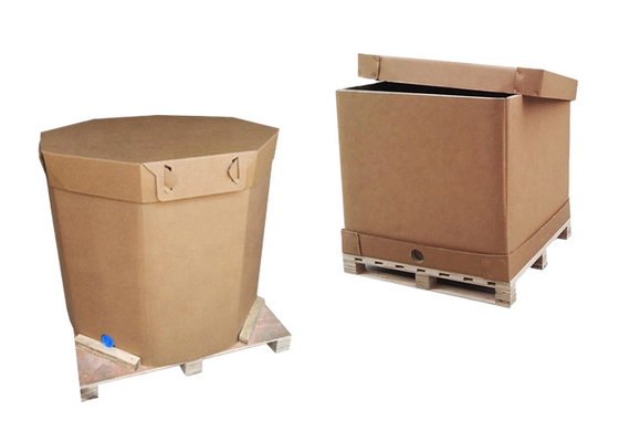 220L 1000L 1600L 1800L ফুড গ্রেড পেপার আইবিসি কন্টেইনার পি লাইনার ব্যাগ ভালভ সহ